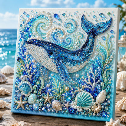 🔥 Last Day 57% OFF - 🌊✨ Ocean Theme Pearl Art DIY Kit – Relaxing DIY Craft to Create Stunning Coastal Artwork