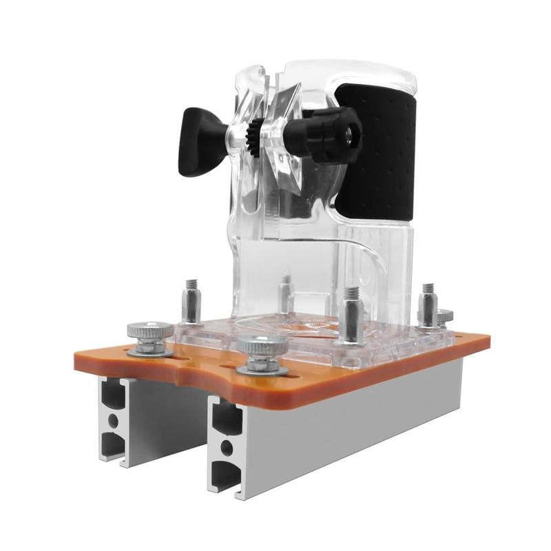 🔥Limited-time Sale🛠️Versatile 2-in-1 invisible fastening nut slotting base for woodworking routers and trimming applications.