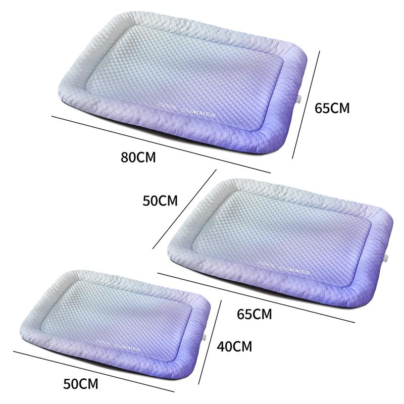 🔥Summer Hot Sale 60% OFF🧊❄️Pet Cooling Pad Mat for Dogs and Cats🐶🐱Ice Silk Summer Cool Bed Blanket in Gradient Colours🐾