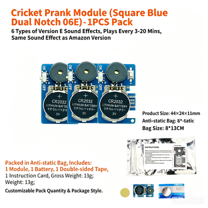 👻 Halloween Mini Buzzer Alarm Circuit Board, CR2032 Battery Powered Sound Module For DIY Ghost Prank Decorations