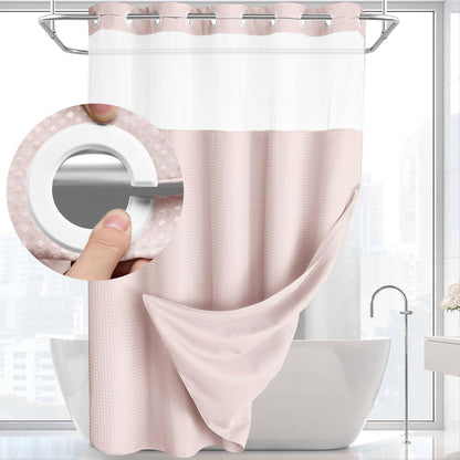 📢📢50% OFF !! ⏰Waffle Pattern Shower Curtain