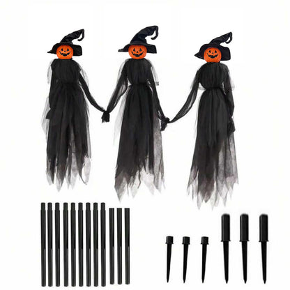 🎃2026 Halloween Sale 🧙‍♀️Lighted Halloween Witch Stakes