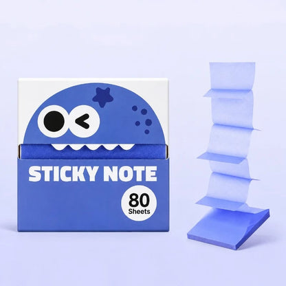 Transparent Pull-Out Sticky Notes (12 Boxes, 960 Sheets Total)