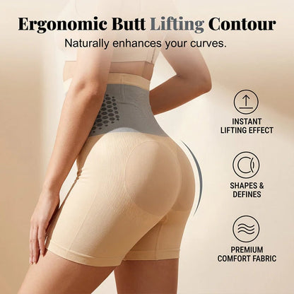 High-Waist Tummy Control Shapewear Shorts