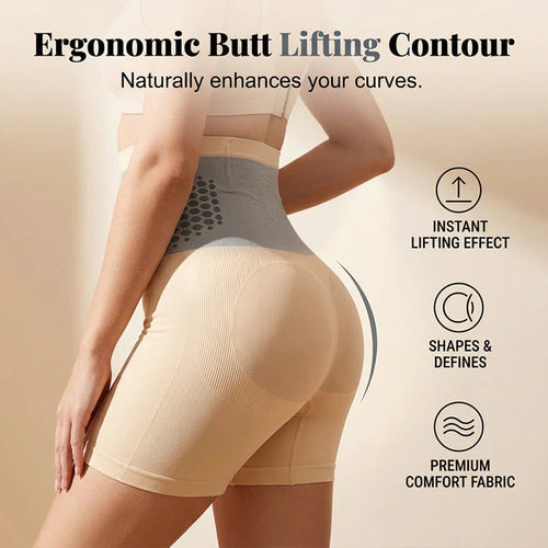 High-Waist Tummy Control Shapewear Shorts