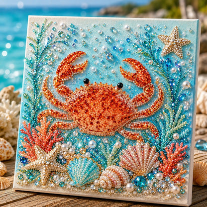 🔥 Last Day 57% OFF - 🌊✨ Ocean Theme Pearl Art DIY Kit – Relaxing DIY Craft to Create Stunning Coastal Artwork