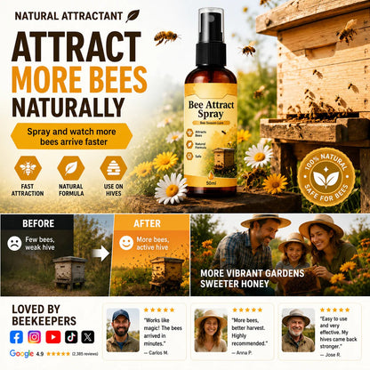 🐝Summer Limited-Time 50% OFF🐝Natural Outdoor Bee Attractant Spray