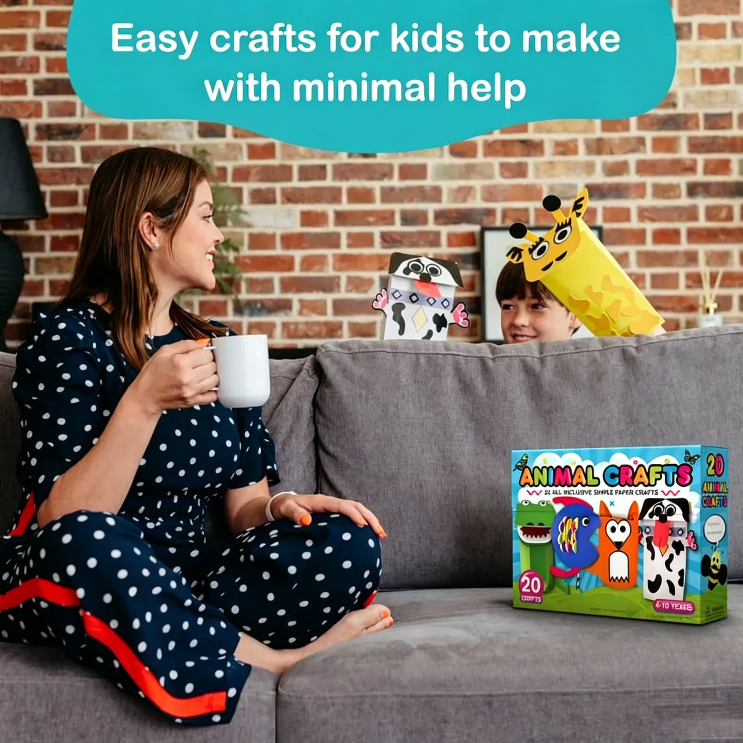 🎨❤️ 20 Princess & Unicorn Crafts in a Box – Fun Mess-Free DIY Kit for Kids Ages 3–8