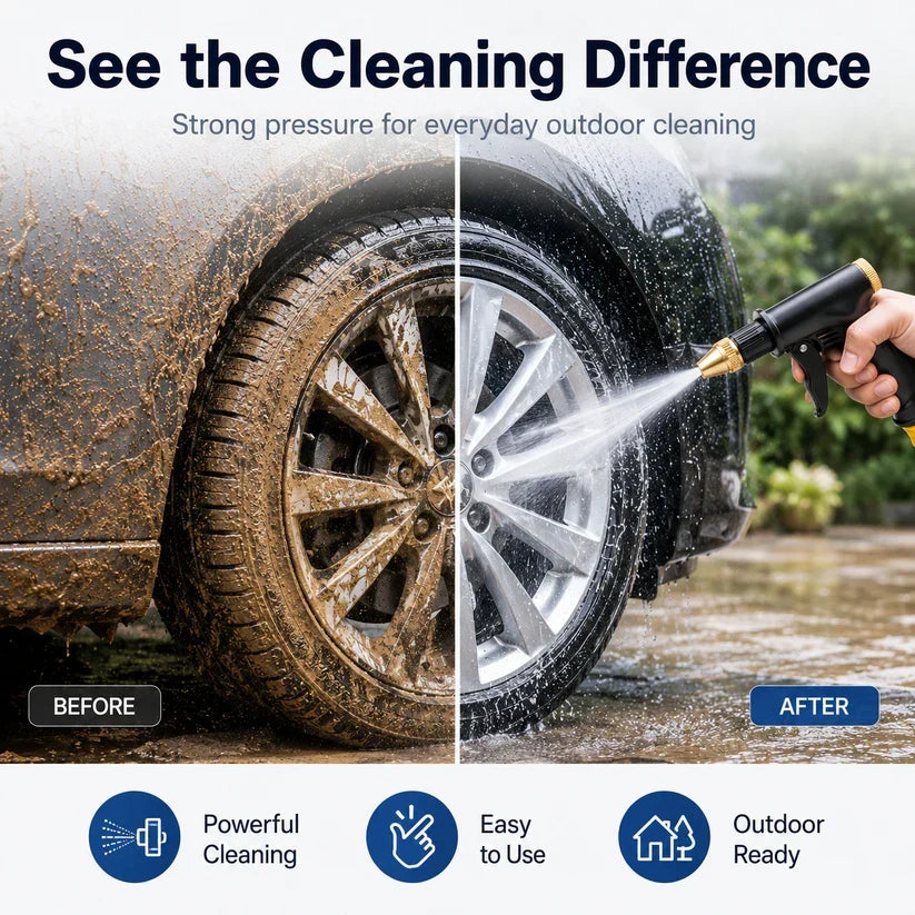 💦🚗Portable High Pressure Water Sprayer