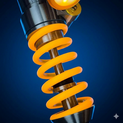 🎁Father's Day Limited Sale🔥Inspired Suspension Shock Absorber Lamp - Adjustable LED Light for Gamers & Car Enthusiasts