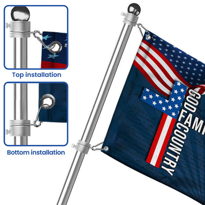 We The People 250 Blessing 1776 2026 American Grommet Flag for Decor