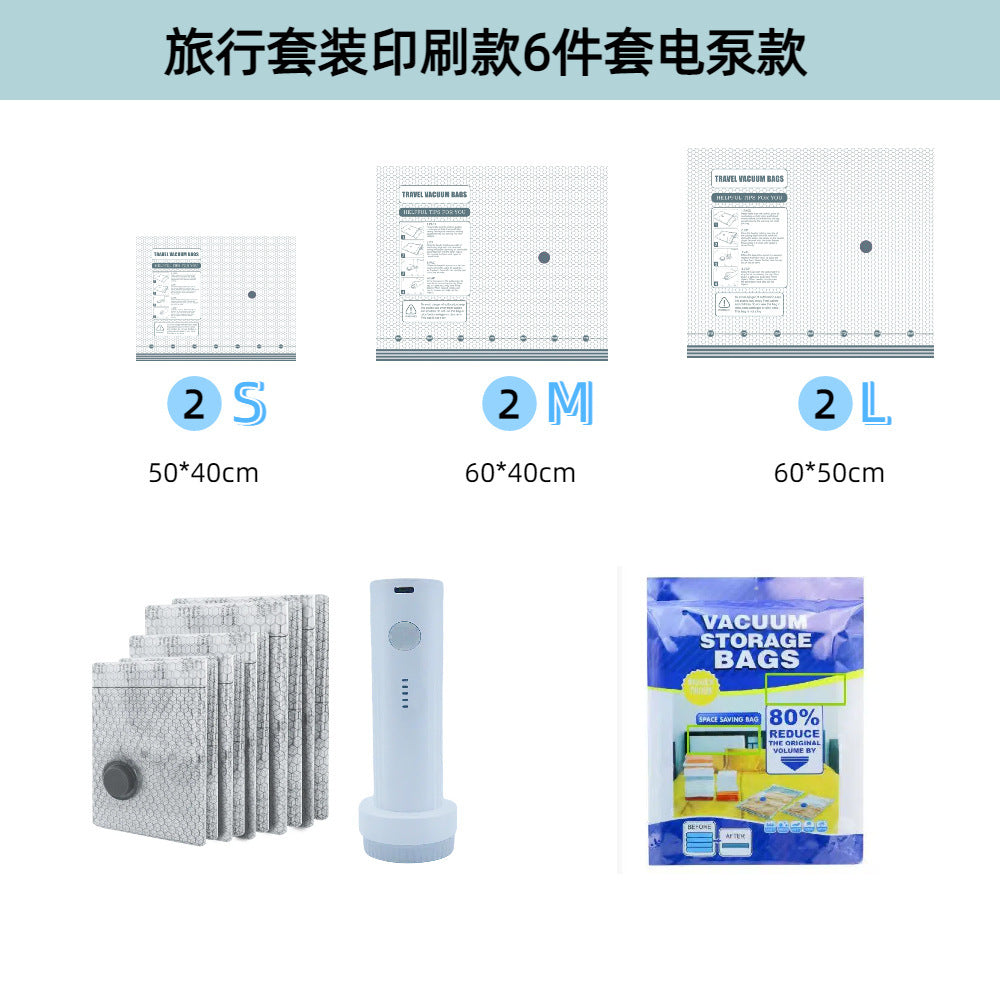 🎁Last day 49% OFF - Cordless Travel Vacuum Storage Compression Bag Set