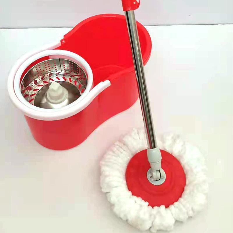🧹 Spin Mop & Bucket System with Detachable Scrub Brush