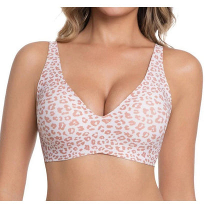 Pack of 3 Jelly Wireless Seamless Deep-V Push-Up Bra