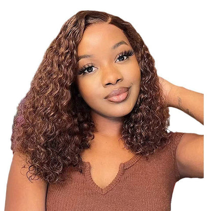 CurlyMe 3 In 1 Half Wig Afro Kinky Curly Glueless Install Half Wig With Draw-string Beginner Friendly