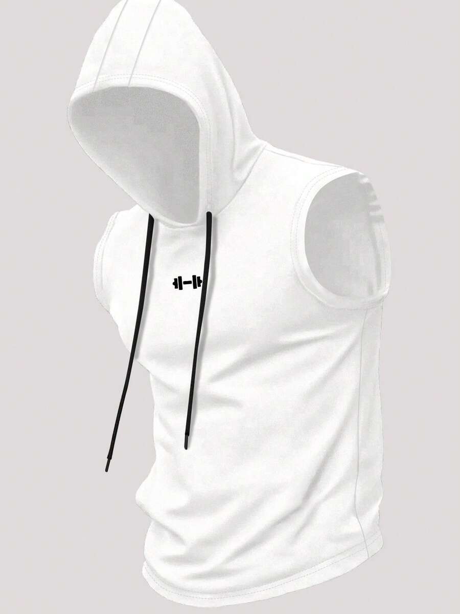 Quick-Dry Cooling Hooded Sleeveless Tops