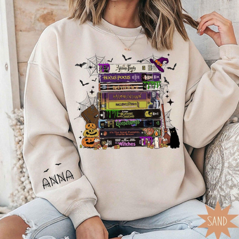 Vintage Halloween Movie Graphic Tee, Retro Spooky Season Shirt for Horror Fans