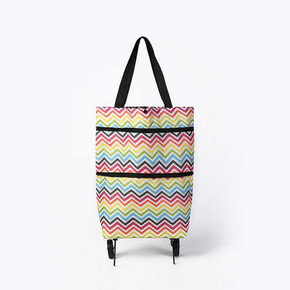 🛍️✨ Convertible shopping tote – hides wheels, holds 20kg, expands with zipper!