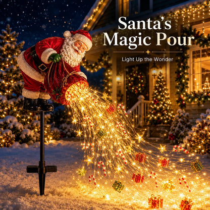 🎅Christmas Early Discount 50% Off 🎁 Santa’s Magic Pour– Flowing LED Christmas Garden Light