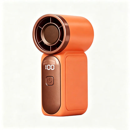🥳2026 HOT SALE🥳💞50K+ SOLD!💨❄️ 50% OFF! Turbo Handheld Fan – 16900 RPM, 6 speeds, LED display. 3000mAh battery, 10.7hrs cooling. Pocket‑sized power! 🌬️✨