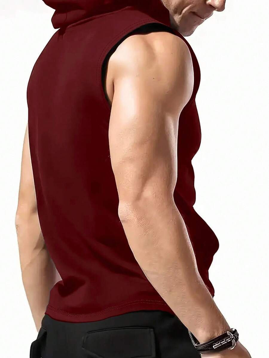 Quick-Dry Cooling Hooded Sleeveless Tops