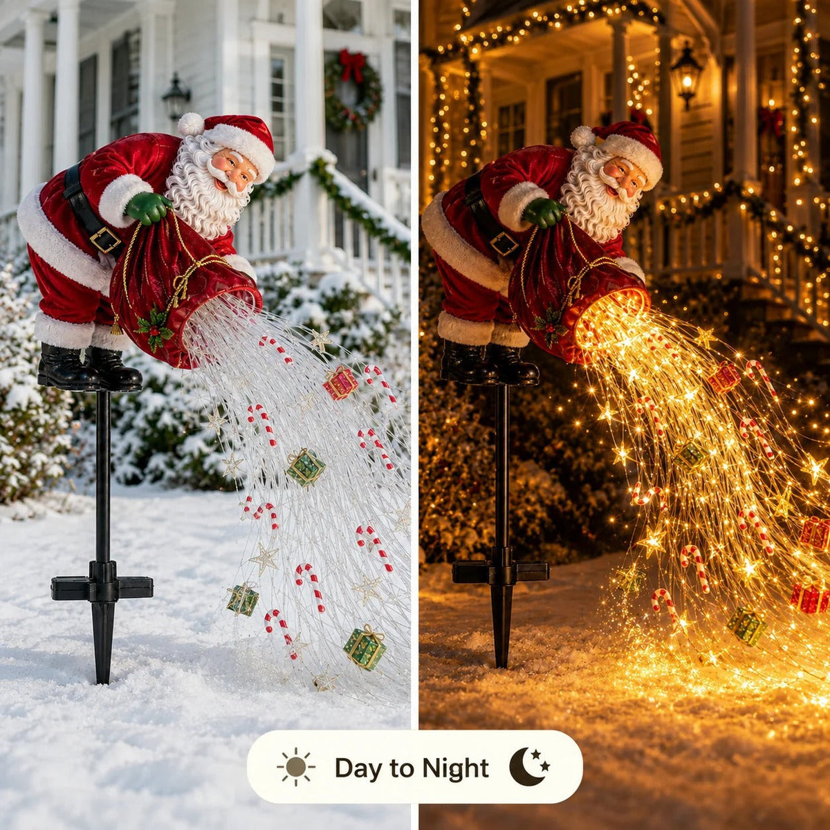 🎅Christmas Early Discount 50% Off 🎁 Santa’s Magic Pour– Flowing LED Christmas Garden Light