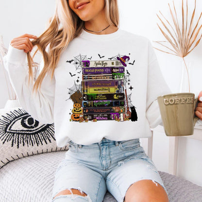 Vintage Halloween Movie Graphic Tee, Retro Spooky Season Shirt for Horror Fans