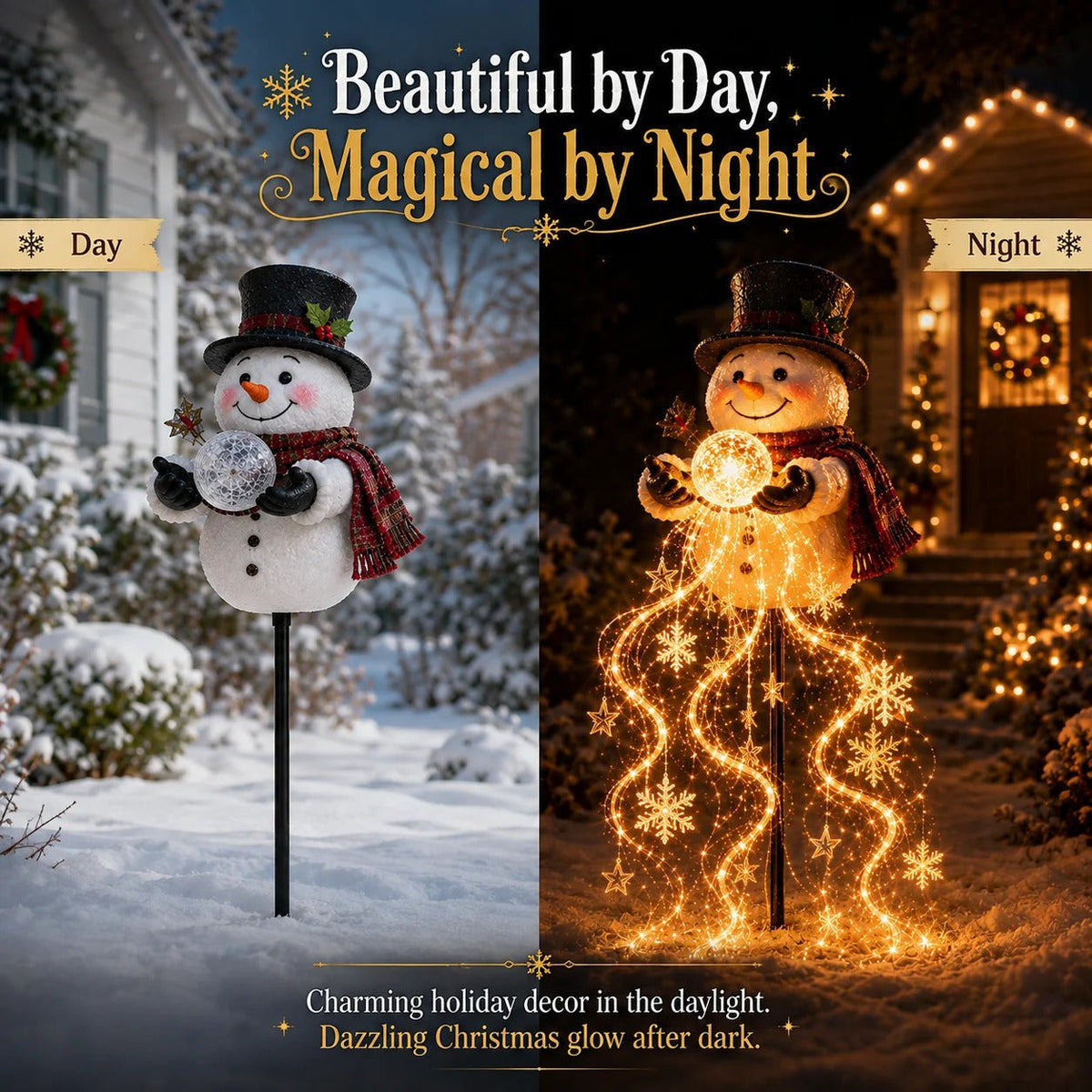 🎅Christmas Early Discount 50% Off 🎁 Santa’s Magic Pour– Flowing LED Christmas Garden Light