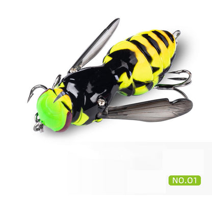 🔥  🐝 Bionic Wasp Topwater Lure That Triggers Explosive Strikes