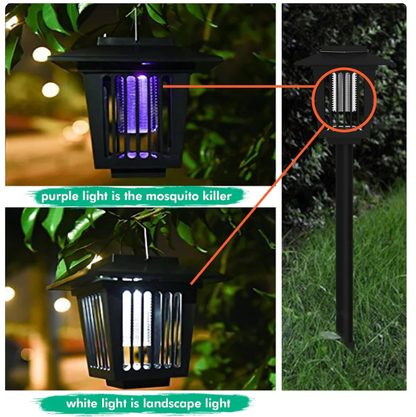 Solar Mosquito Killer Lamp | 3-in-1 Outdoor Light & Bug Zapper