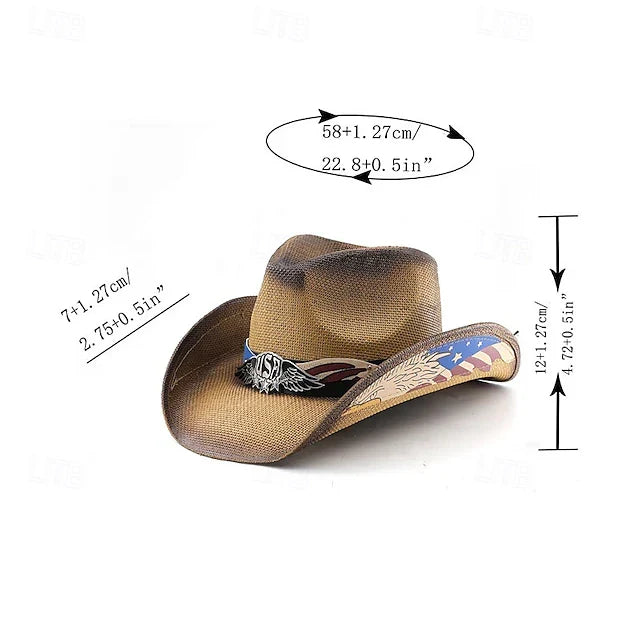 America 250 Patriot Cowboy Hat - Celebrate America's 250th Anniversary With Strength, Freedom & Pride-9 colors😍