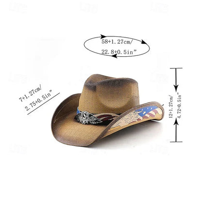 America 250 Patriot Cowboy Hat - Celebrate America's 250th Anniversary With Strength, Freedom & Pride-9 colors😍