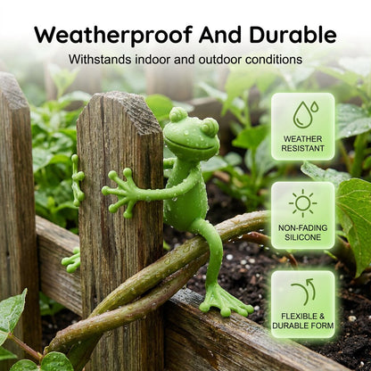 Frog Plant Stand Clips 🐸🌿 Support Climbing Plants Indoors Outdoors Stable Growth