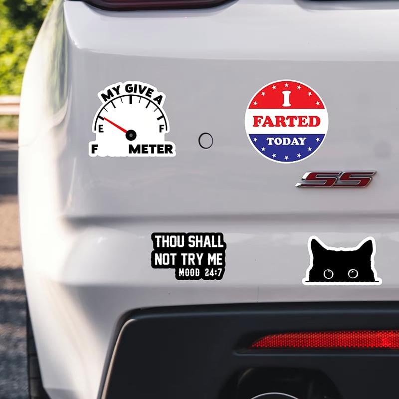 130PCS Funny Saying Sticker Pack ,Suitable for bumpers, safety helmets, water bottles, colleagues, computers