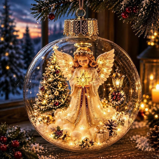🎁Glowing Christmas Diorama  Ornament