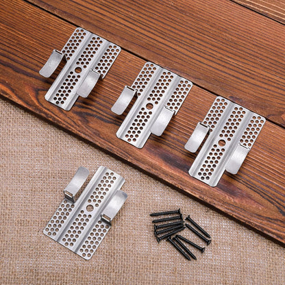 10 Pack Drywall Repair Clips, 1/2 inch Drywall Fastener Clip with 24 Screws
