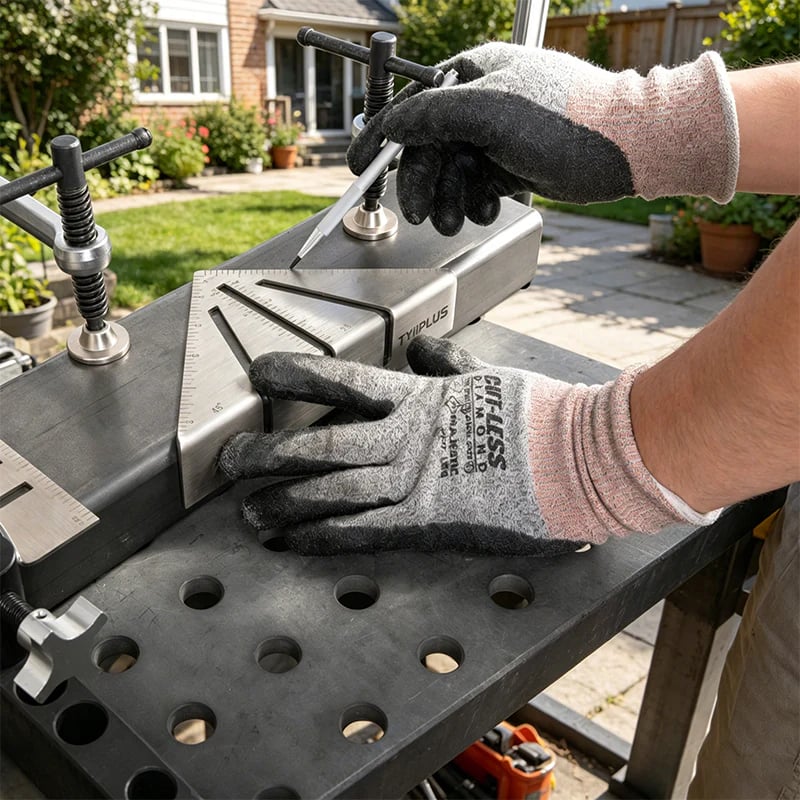 🔥LAST DAY-49% OFF💥Professional Heavy Duty Metalworking Miter Square