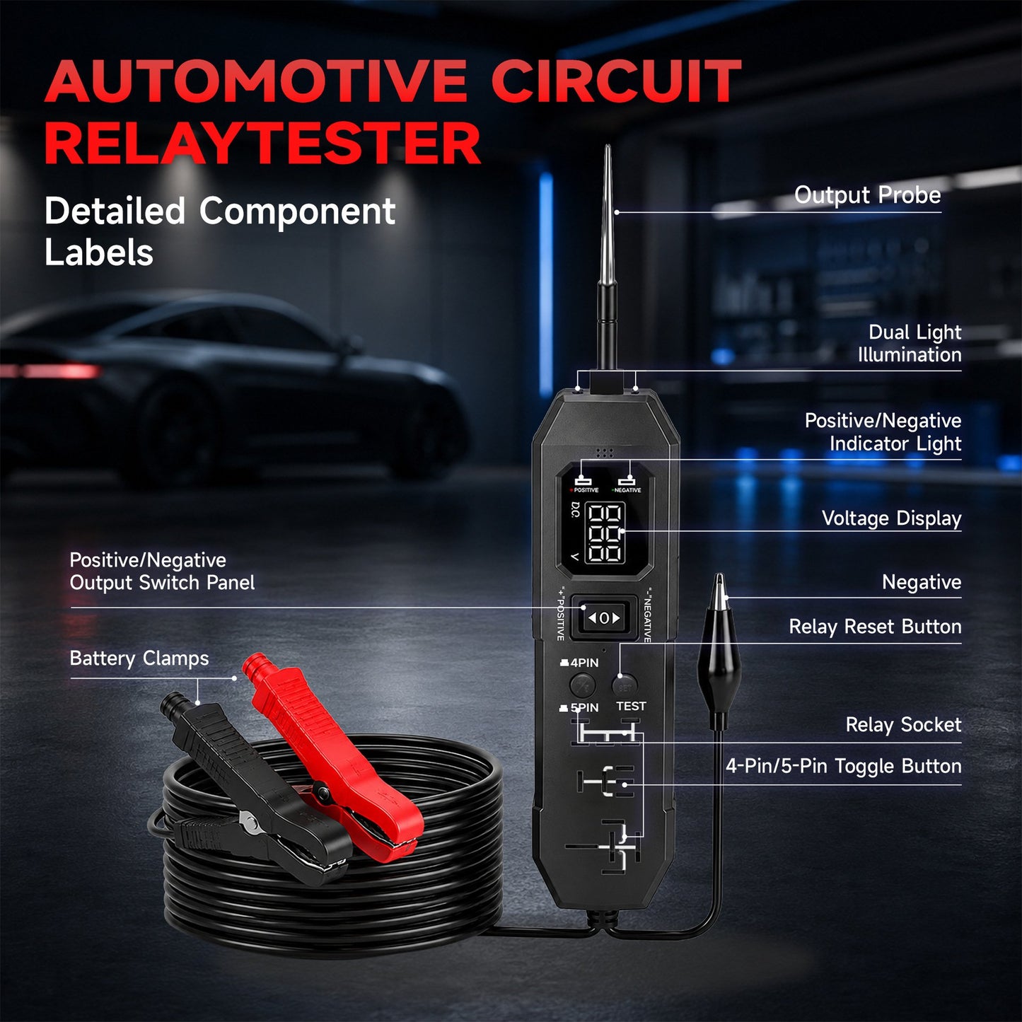 2 in 1 Power Circuit Probe Tester