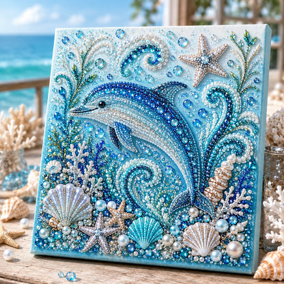 🔥 Last Day 57% OFF - 🌊✨ Ocean Theme Pearl Art DIY Kit – Relaxing DIY Craft to Create Stunning Coastal Artwork