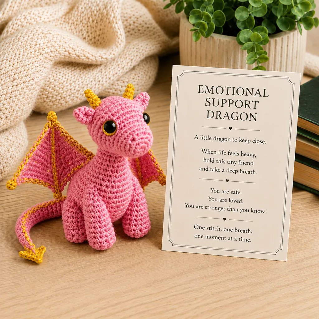 🔥Last Day: BUY 3 GET 1 FREE - 🐲💕Emotional Support Dragon Pocket Buddy