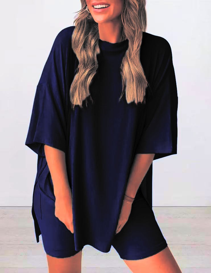 2026 Women's Summer Casual Loose Two-Piece Casual Suit