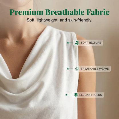 Elegant Slim Fit Cowl Neck Dress