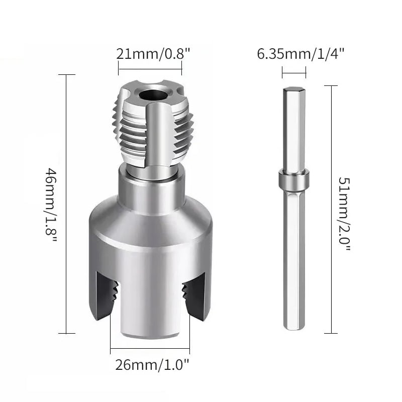 🛠️ Pipe Tapping and Threading Tool