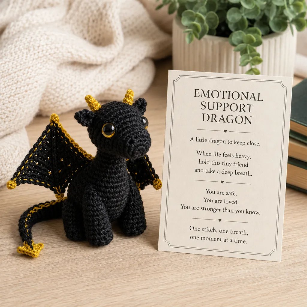 🔥Last Day: BUY 3 GET 1 FREE - 🐲💕Emotional Support Dragon Pocket Buddy