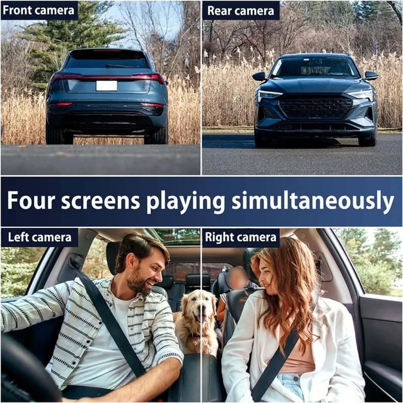 🎁LAST DAY 49% OFF🔥Full View Car Dash Cam System