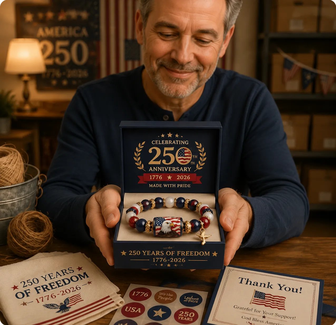 🔥LAST DAY 50% OFF - 🇺🇸 Celebrate Freedom & Honor 💎 | USA 250th Anniversary Limited Edition Collection ✨