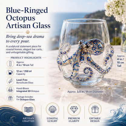 🔥🌊 3D Ocean Animal Artisan Glassware Collection for Fresher Sips, Coastal Elegance & Elevated Home Bar Vibes