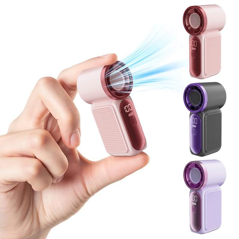 🥳2026 HOT SALE🥳💞50K+ SOLD!💨❄️ 50% OFF! Turbo Handheld Fan – 16900 RPM, 6 speeds, LED display. 3000mAh battery, 10.7hrs cooling. Pocket‑sized power! 🌬️✨