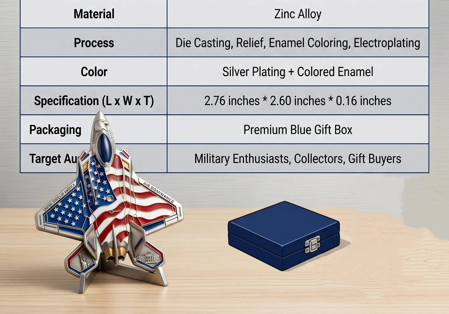 ✈️35th Anniversary Fighter Collector's Medallion - Limited Edition Metal Art🔥