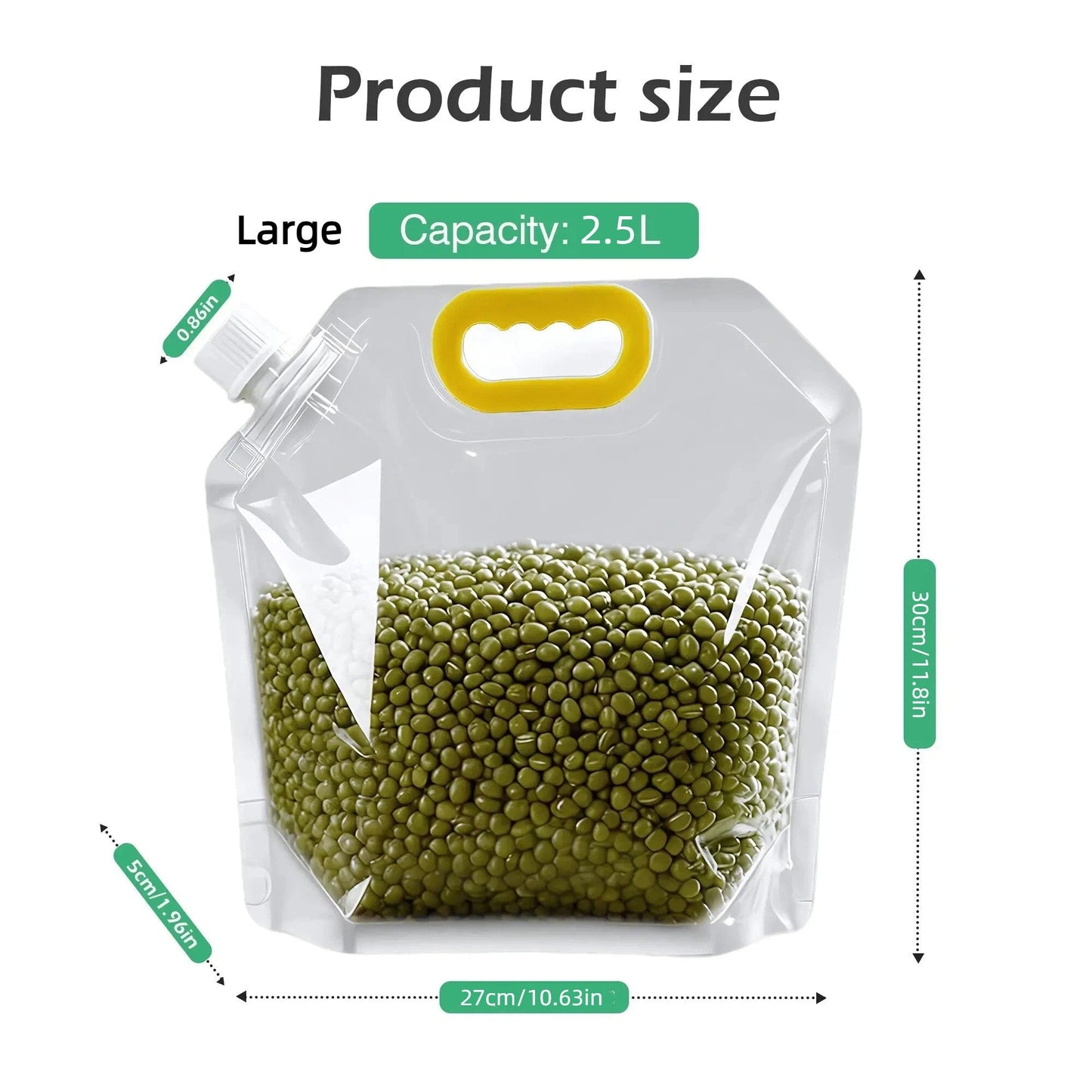 5 Counts Reusable Food Sealed Bags